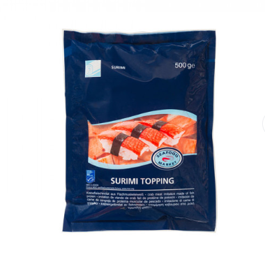 Seafood Market Surimi Topping 500g | Seafood Market 证书 蟹肉片 500g