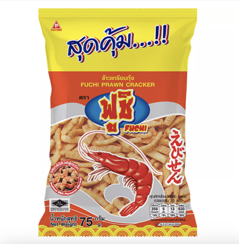 FUCHI 脆虾条 烧烤味 75g | FUCHI BBQ Flavor Crispy Prawn Cracker 75g