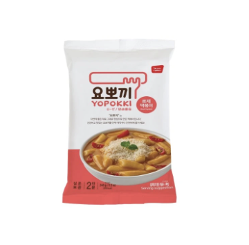 YOPOKKI Korean Rice Creamy Tomato Flavor 240g | YOPOKKI 韩式炒年糕 奶油番茄味 240g