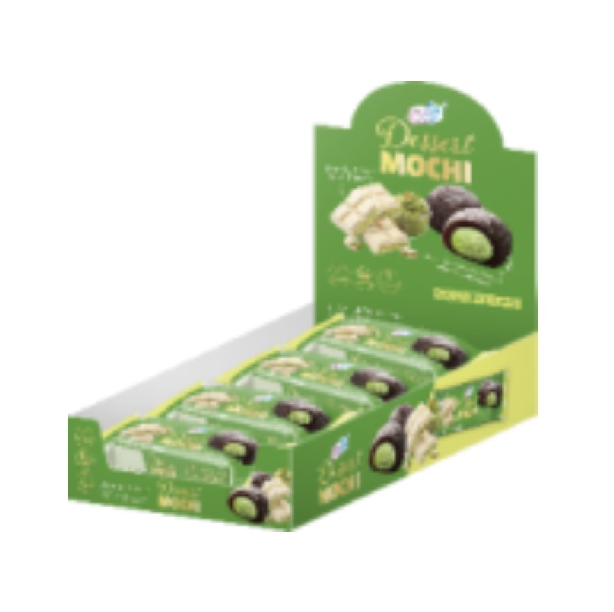 YUKI & LOVE Chocolate Mochi Pistachio Flavor 45g | 雪の恋 巧克力麻薯大福 开心果味 45g