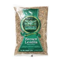 HEERA Brown Lentils Masoor Brown 1kg | HEERA 棕扁豆 1kg