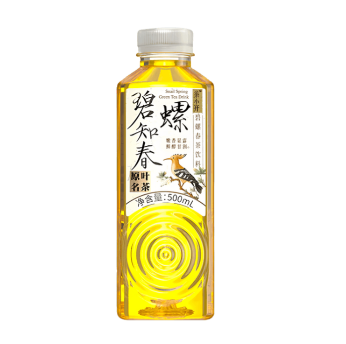 CXK Snail Spring Green Tea Drink 500ml | 茶小开 碧落春茶饮料 500ml