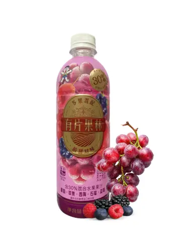 WANT WANT Fruit Vegetable Juice Grape Mixed Flavor 500ml | 旺旺 有片果林果汁饮料 葡萄混合味 500ml