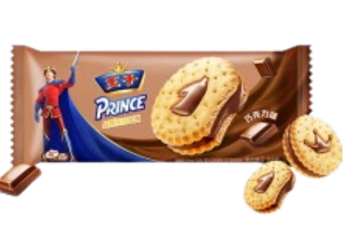 PRINCE Sandwich Biscuit Chocolate Flavor 92g | 王子 夹心饼干 巧克力味 92g