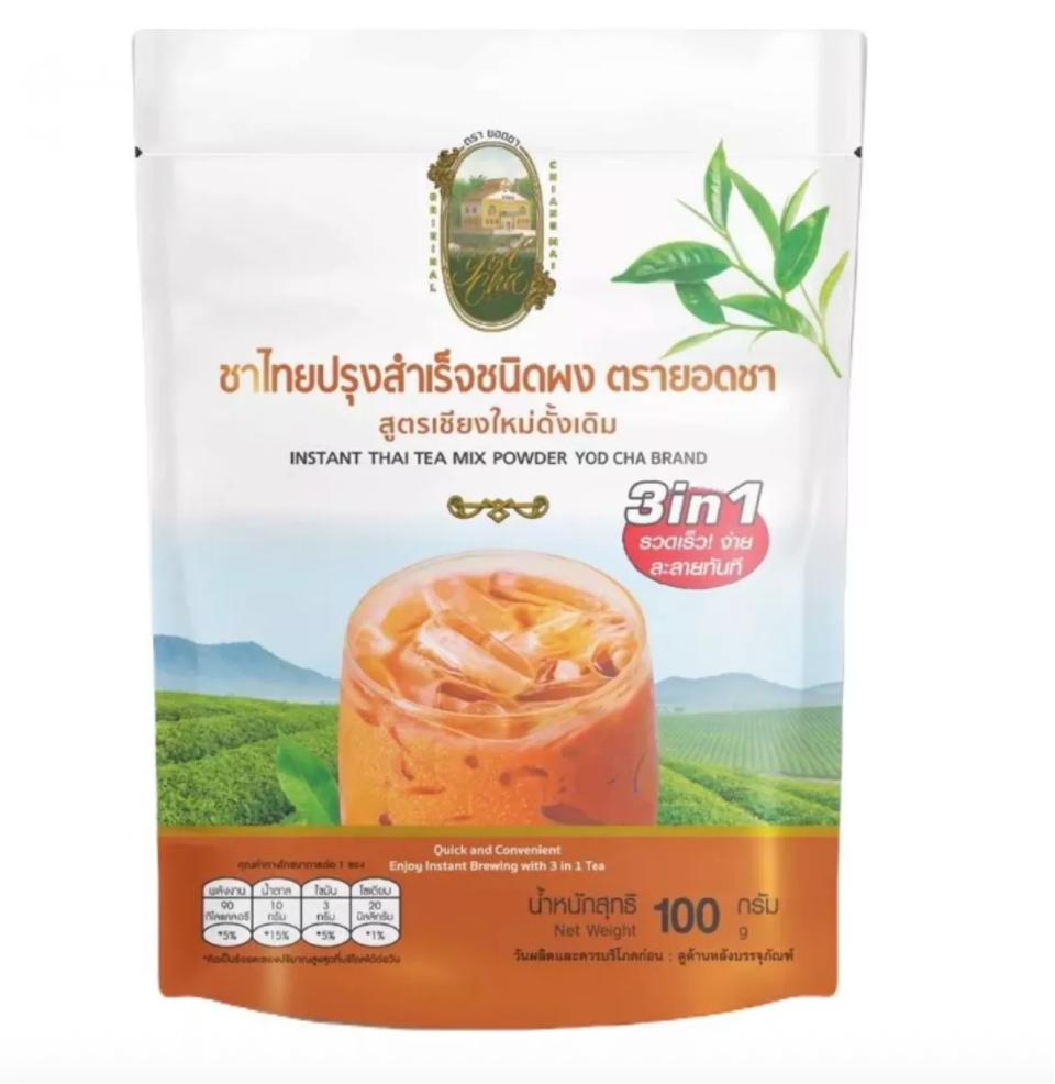 YOD CHA 三合一泰式奶茶粉 500g | YOD CHA 3in1 Thai Tea Mix Powder 500g