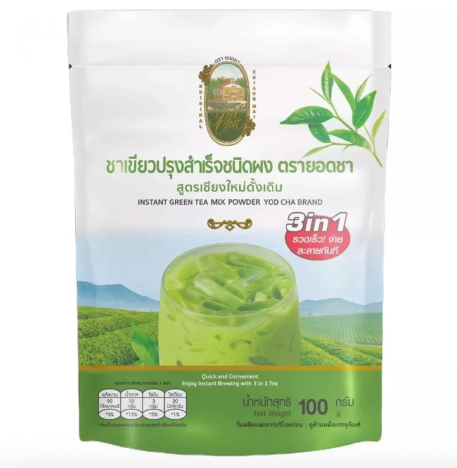 YOD CHA 3in1 Green Tea Mix Powder 500g | YOD CHA 三合一绿茶粉 500g