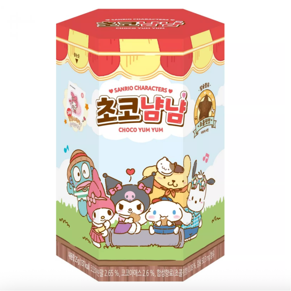 DOUBLE PANDA Sanrio Biscuit Chocolate Flavor 25g | DOUBLE PANDA 三丽鸥饼干 巧克力味 25g