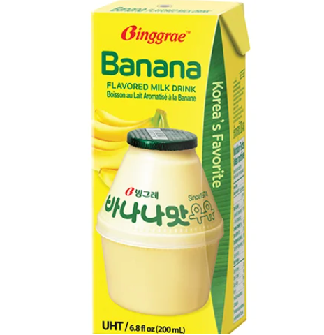 宾格瑞  香蕉牛奶 200ml | BINGGRAE Banana Milk Drink 200ml