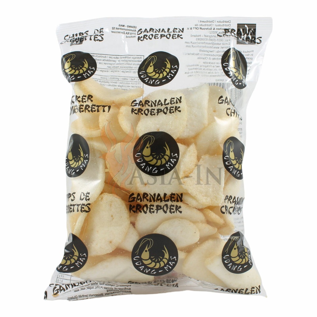 UDANG MAS ORIGINAL Prawn Crackers Fried 80g | UDANG MAS  原味 虾片 80g