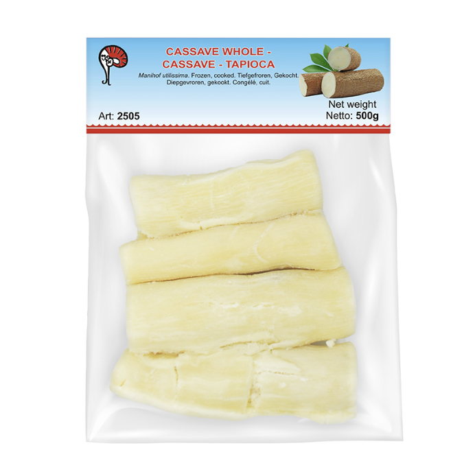 MOOIJER 冷冻 整根熟木薯 500g | MOOIJER Frozen Cassava Whole Cooked 500g