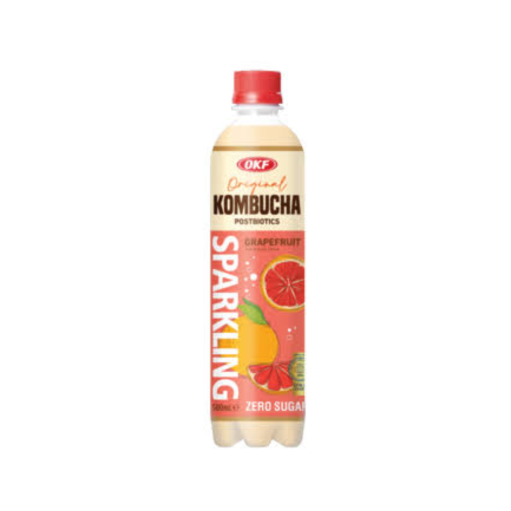 OKF Kombucha Sparkling Drink Grapefruit Flavor 500ml丨OKF 康普茶气泡饮料 西柚味 500ml