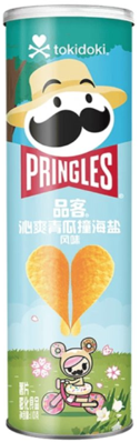 PRINGLES Chips Cucumber & Sea Salt Flavor 110g | 品客 薯片 黄瓜海盐味 110g
