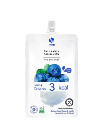 JELLY B Konjac Jelly Blueberry Flavor 150ml | JELLY B 蒟蒻果冻 蓝莓味 150ml
