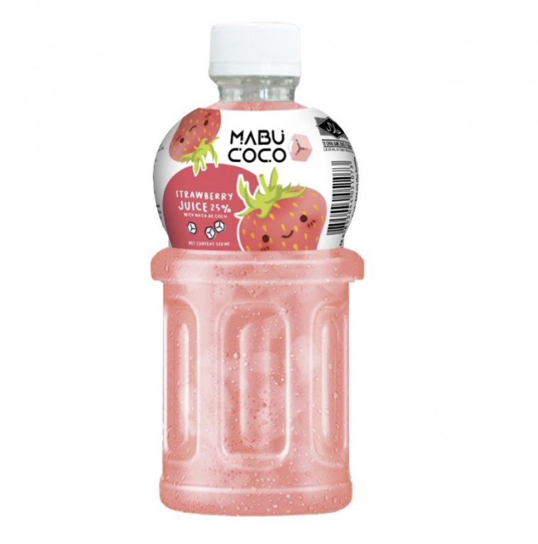 圣诞礼物 MABU COCO 椰果草莓汁 320ml*24units/CTN | Christmas Gift MABU COCO Coconut Strawberry Drink 320ml*24units/CTN
