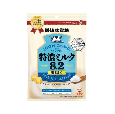 UHA Extra Concentrated Milk Candy Salted Flavor 75g | 悠哈 特浓牛奶糖 盐味 75g
