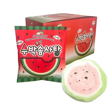 SUGAROLLY Cotton Candy Watermelon Flavor 10g | SUGAROLLY 棉花糖 西瓜味 10g