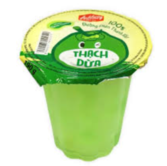 ANHHONG Nata de Coco Melon Flavor Cup 190g | ANHHONG 椰果杯 哈密瓜味 190g