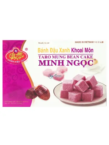 MINH NGOC 绿豆糕 香芋味 300g | MINH NGOC Mung Bean Cake Taro Flavor 300g