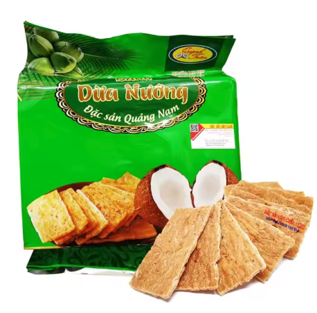 VN Coconut Cracker Banh Dua Nuong Original Flavor 150g | VN 椰子脆片零食 原味 150g