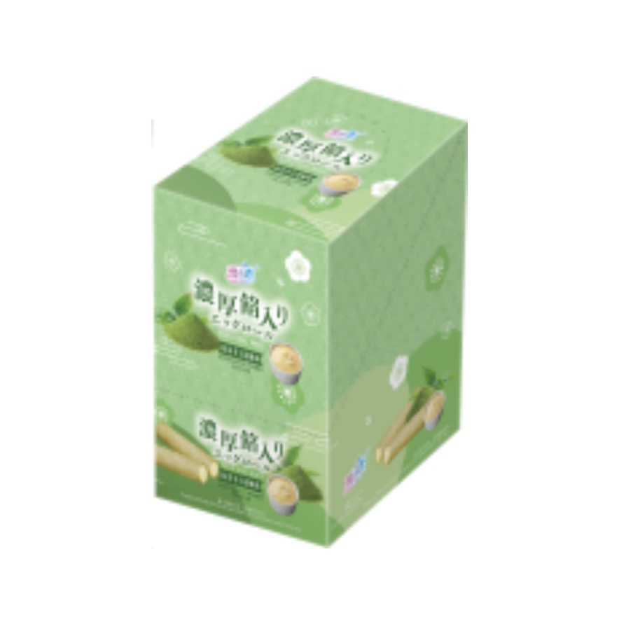 YUKI & LOVE Lava Egg Roll Matcha Custard Flavor 18g | 雪の恋 流心蛋卷 抹茶卡仕达味 18g