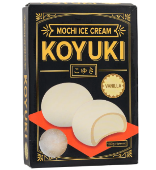 KOYUKI Mochi Ice Dessert Vanilla Flavor 180g | KOYUKI 麻薯冰淇淋 香草味 180g