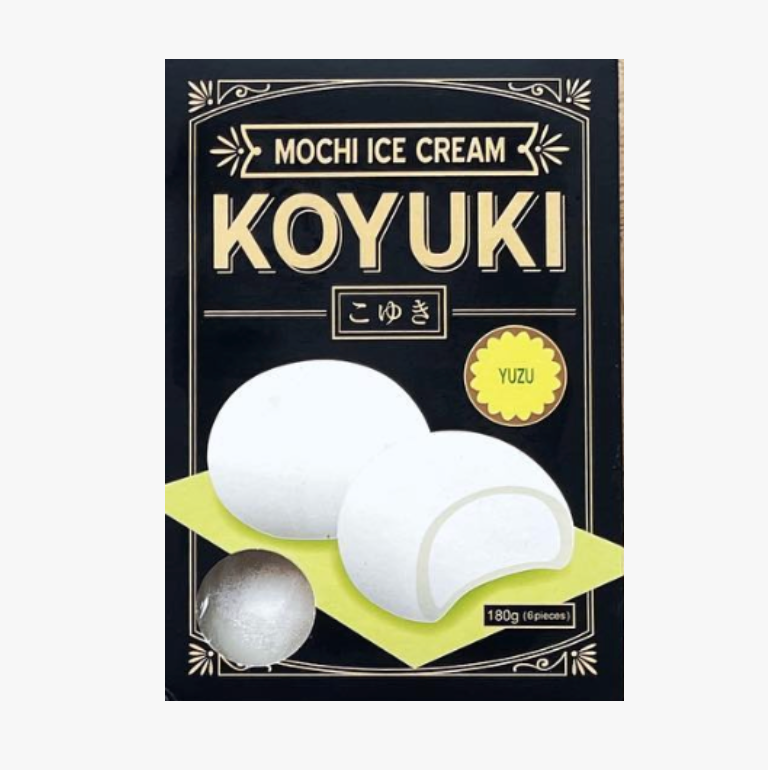 KOYUKI 麻薯冰淇淋 柚子味 180g | KOYUKI Mochi Ice Dessert Yuzu Flavor 180g