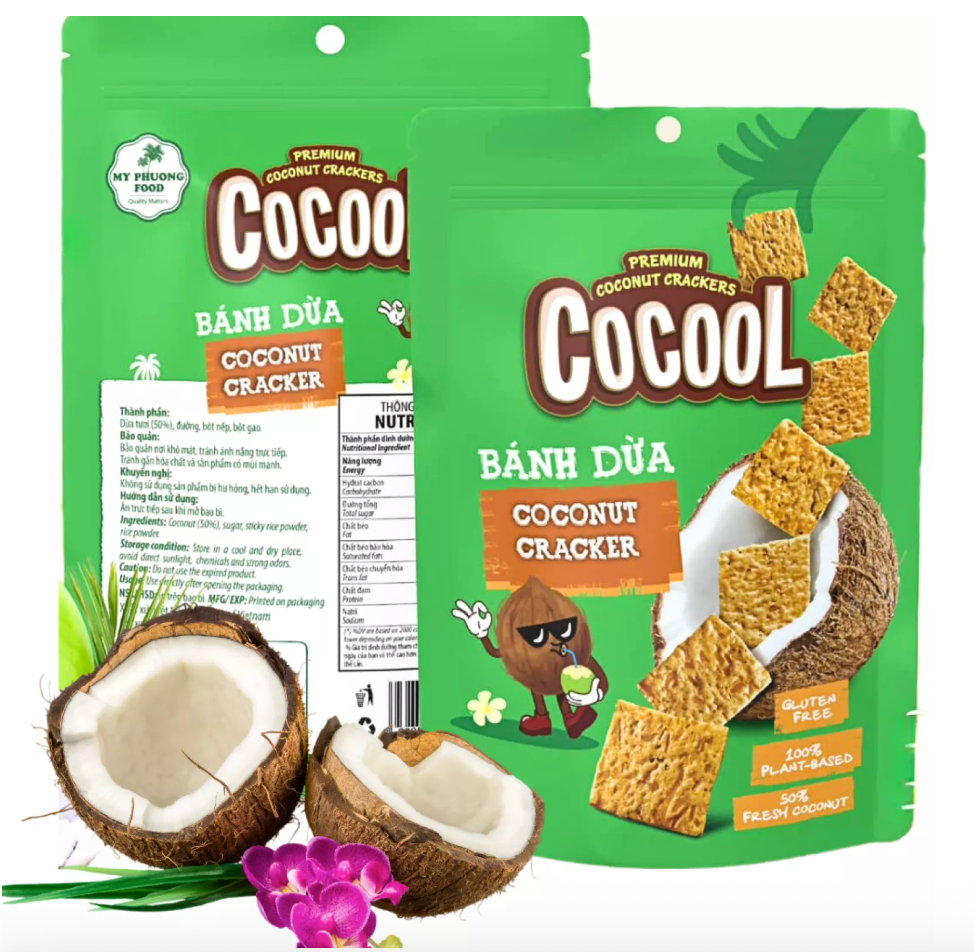 COCOOL 椰子饼干 原味 80g | COCOOL Coconut Cracker Original Flavor 80g