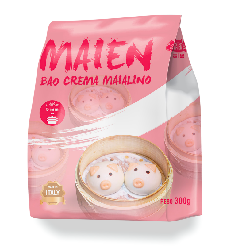 麦恩 小猪奶黄包 300g |  MAIEN Frozen Piglet Custard Buns 300g