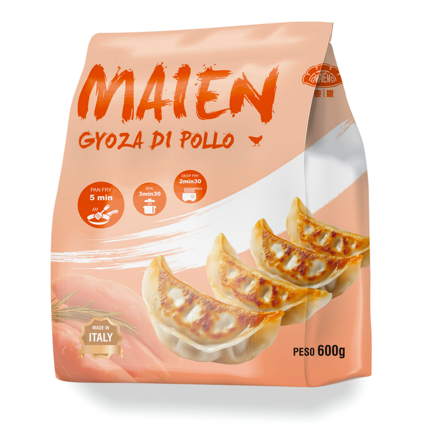 MAIEN Frozen Japanese Chicken Pan-Fried Dumplings 600g | 麦恩 日式鸡肉煎饺 600g