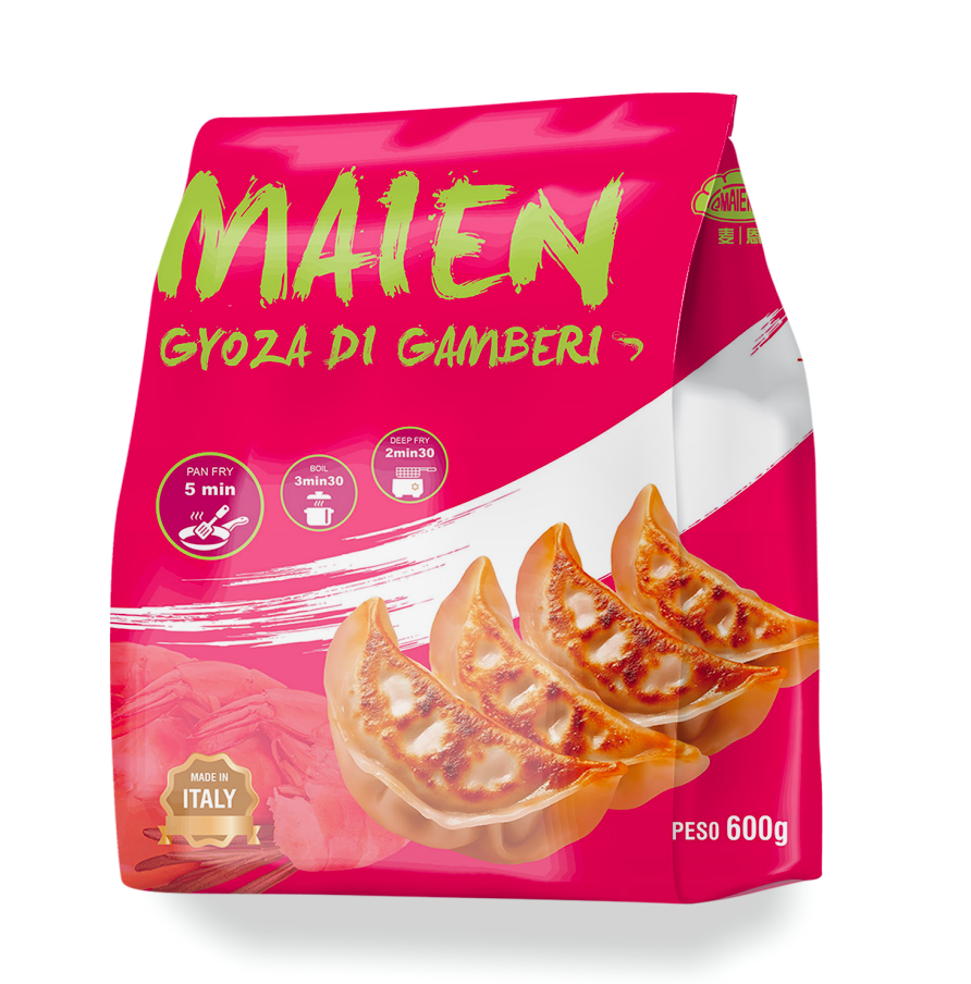 MAIEN Frozen Japanese Shrimp Pan-Fried Dumplings 600g | 麦恩 日式虾肉煎饺 600g