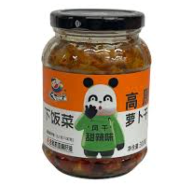 FSG Highland Air-Dried Radish Sweet Spicy Flavor 300g | 饭扫光 高原风干萝卜 甜辣味 300g