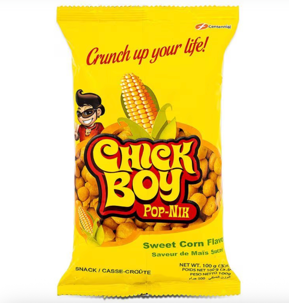 CHICK BOY 玉米脆零食 甜玉米味 100g | CHICK BOY Pop Nik Snack Sweet Corn Flavor 100g