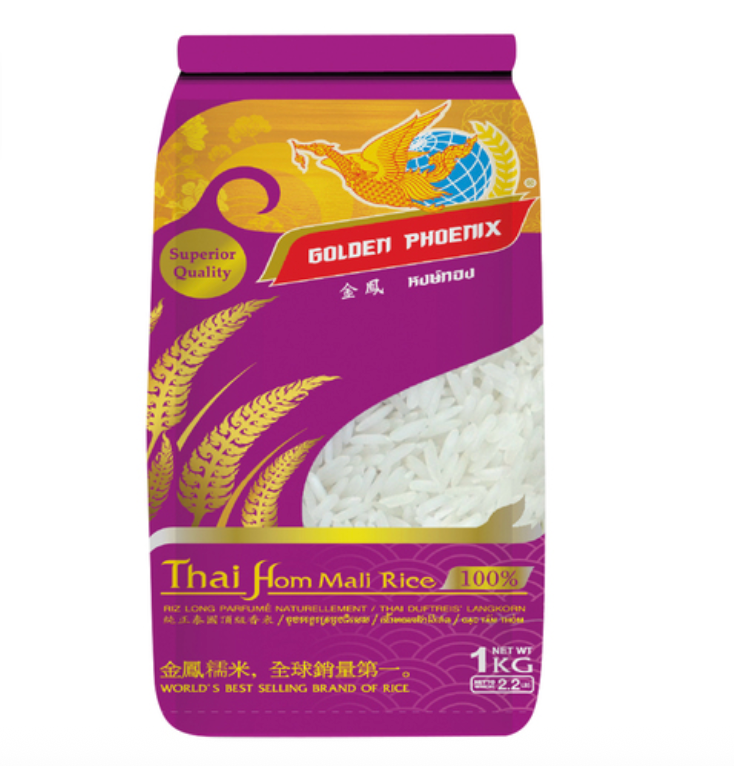 GOLDEN PHOENIX Thai Hom Mali Jasmine Rice 1kg | 金凤 泰国茉莉香米 1kg