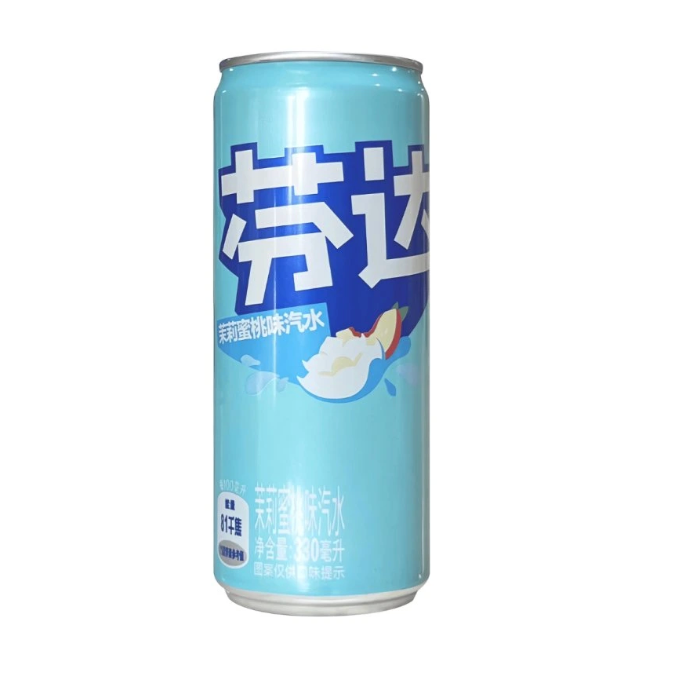 FANTA Jasmine Peach Flavor 330ml | 芬达 茉莉蜜桃味 汽水 330ml