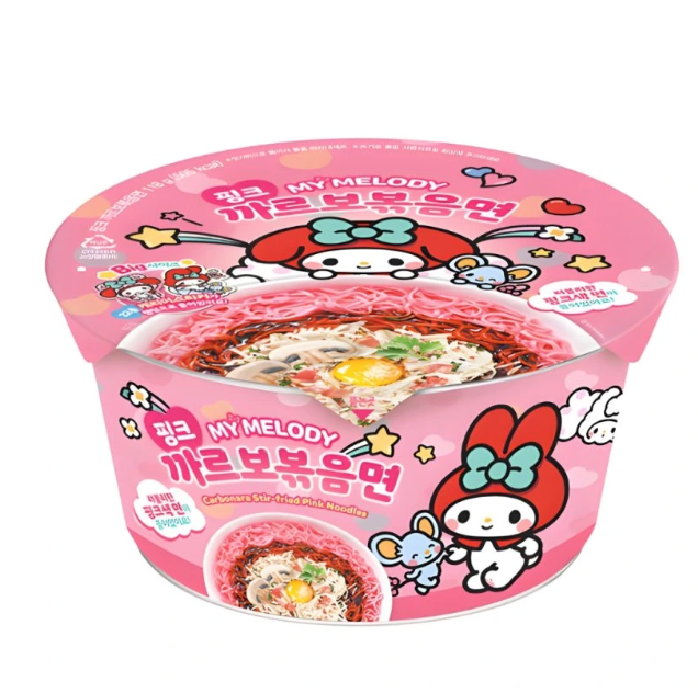 SANRIO 方便面 奶油培根味 109g | SANRIO Kuromi Noodle Carbonara Flavor 109g