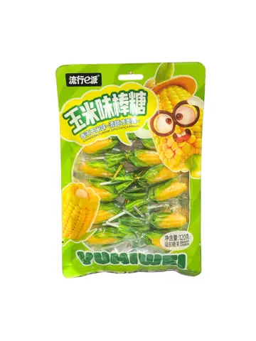 LXEP Lollipop Candy Corn Flavor 120g | 流行E派 棒棒糖 玉米味 120g