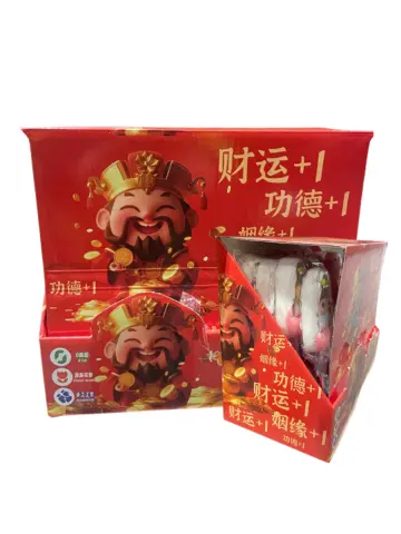 友芙 财神造型 棉花糖 45g | YOUFU Fortune God Shaped Marshmallow 45g