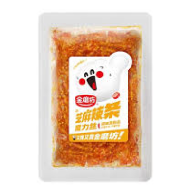JMF Sesame Spicy Wheat Gluten Snack 90g | 金磨坊 芝麻辣条魔力丝 90g