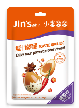 JZ Roasted Quail Eggs Marinated Flavor 120g | 劲仔 鹌鹑蛋 卤香味 120g