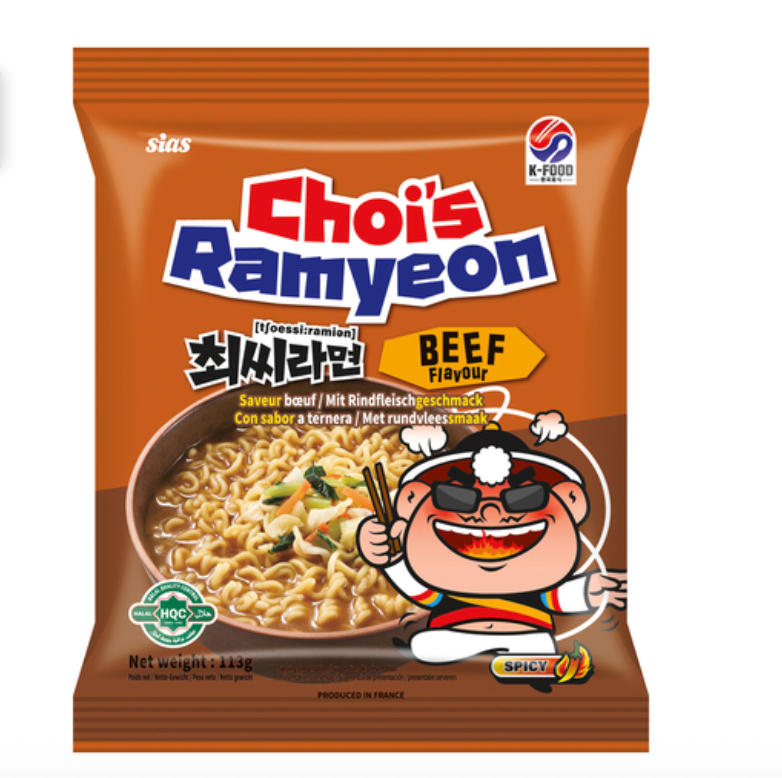 Choi's 方便面 牛肉味 113g | Choi's Instant Noodles Beef Flavor 113g