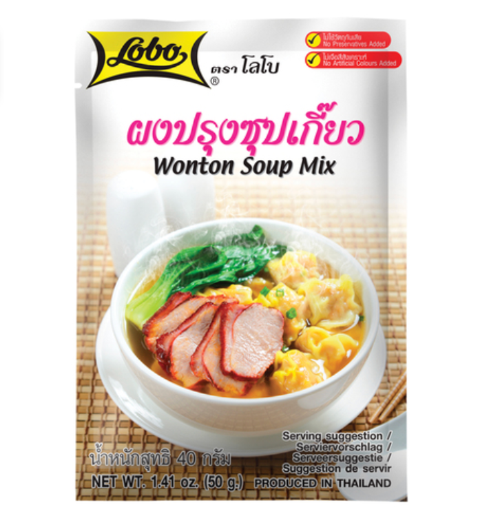 Lobo Lobo Wonton Soup Mix Wenchou Style 40g | LOBO 温州馄饨汤料 40g