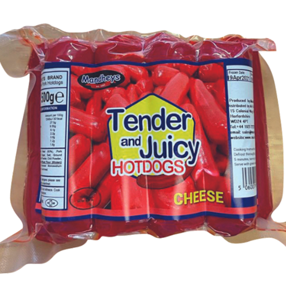 Mandhey’s Cheese Hot Dog 500g丨Mandhey’s 芝士热狗 500g