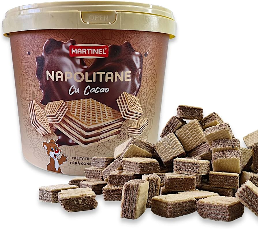 Martinel Napolitane Wafer Chocolate Flavor 1kg | Martinel 威化饼干 巧克力味 1kg