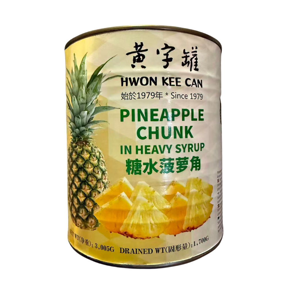 HWON KEE Pineapple Chunks 3005g*6 [CTN] | HWON KEE 菠萝块 3005g*6 [箱]
