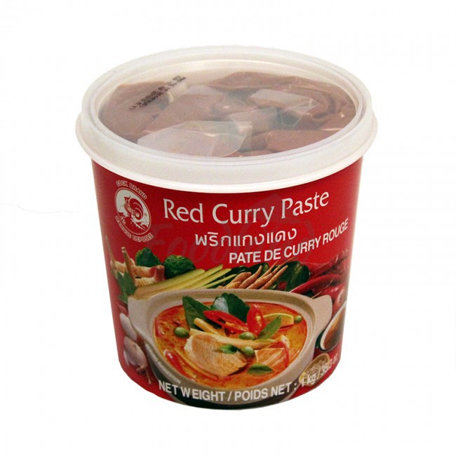 公鸡牌 咖喱 / 罐 (红) 1kg | Cock brand Red Curry Paste 1kg