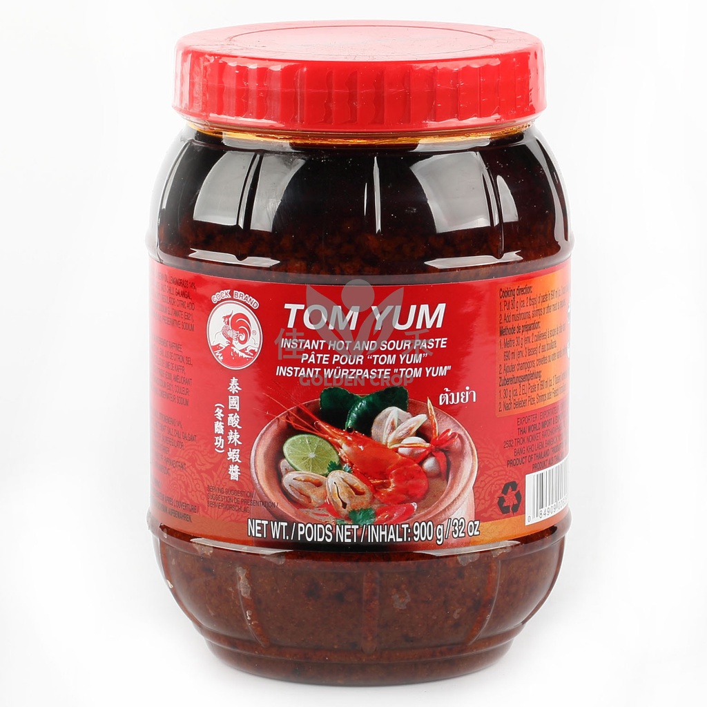 公鸡牌 冬阴功酱 900g | Cock Brand Tom Yum Instant Hot & Sour Paste 900g