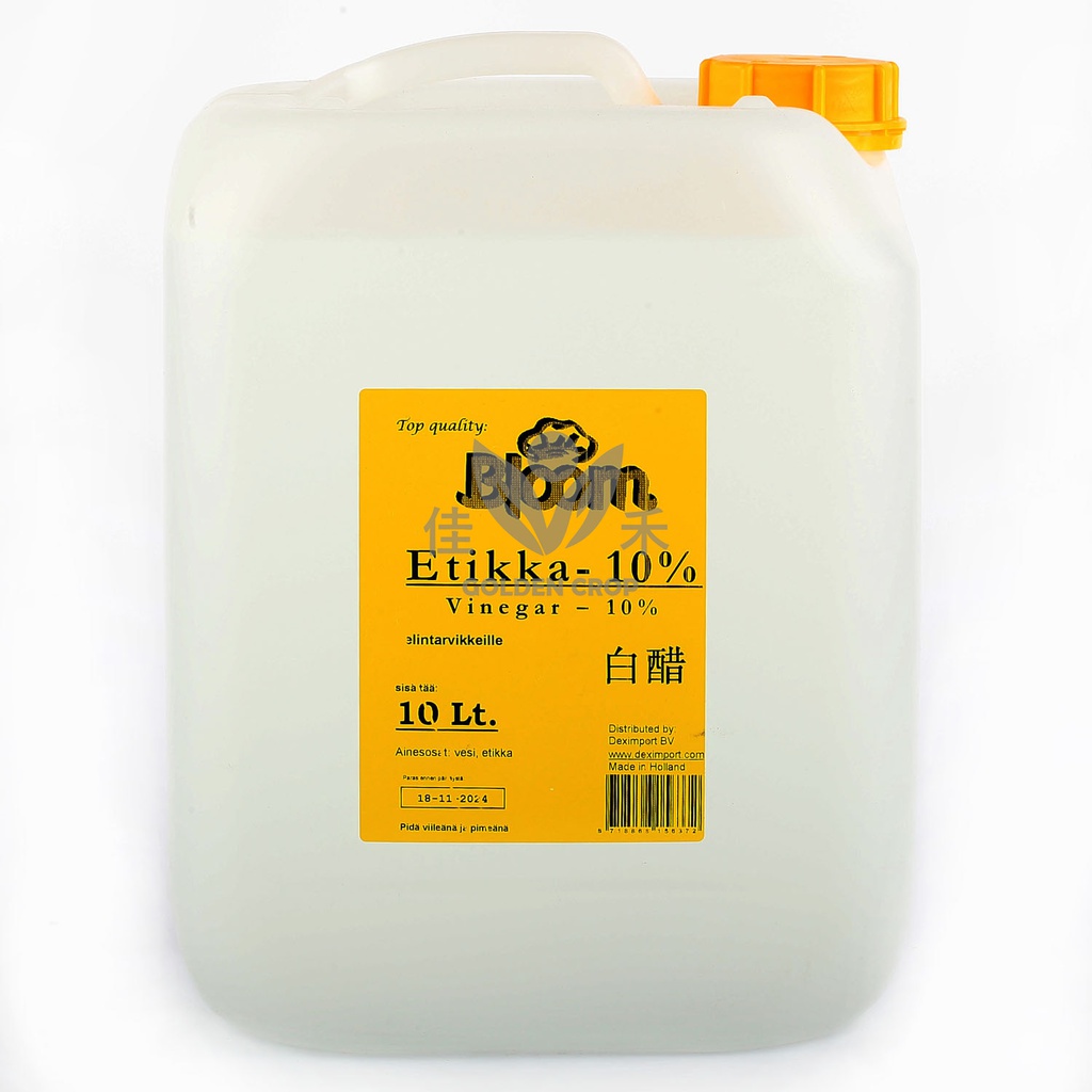 白醋 / 大桶 | Table Vinegar 10% Acid 10L