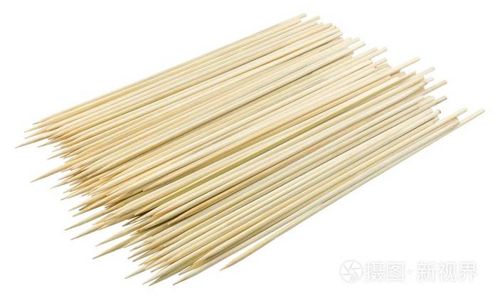 No Pointed Bamboo Stick 18cm*2.5mm*100Pcs | 无把 竹签  / 包 [18cm]