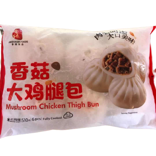 香源 香菇大鸡腿包 510g | FF Cooked Mushroom Chicken Thigh Bun 510g