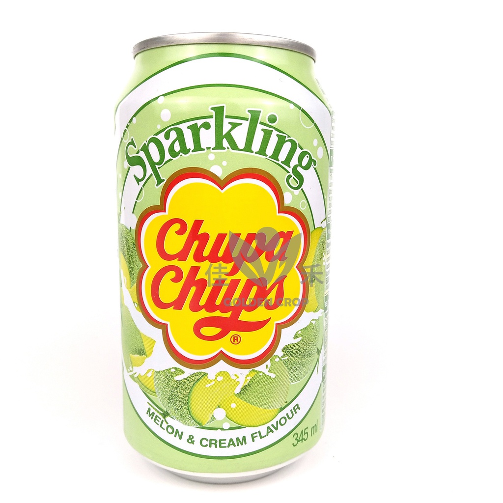 Chupa Chups 瓜果味苏打 345ml | Chupa Chups Soda Melon & Cream 345 ml